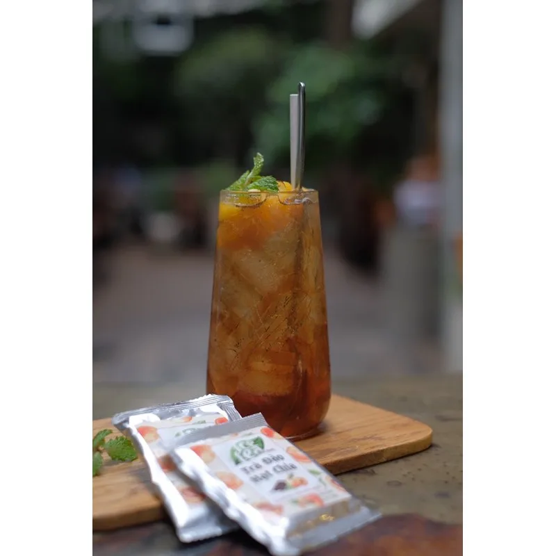
Flavored Vietnam tea - Peach tea with chia seeds - 20g stick 