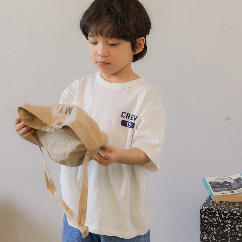 DE MARVI Kids Toddler Cotton cross shoulder bag Boys Girls Summer Four season Wholesale Korean Manufacturer MADE IN KOREA