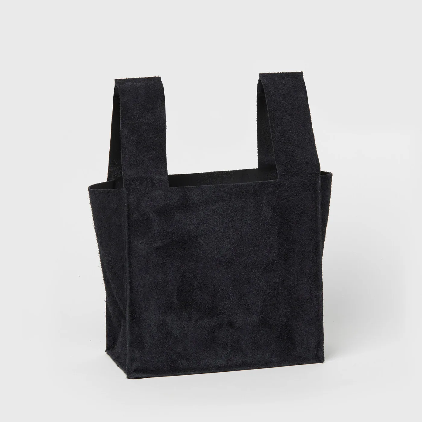 LONGLAI JEKYLL&HYDE SMALL TOTE BAG RICH BLACK