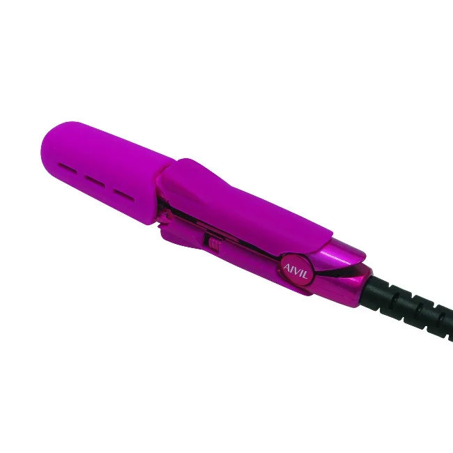 Hair Straightener Flat Irons Straightening Compact Small Hair Straight Styler Ceramic Coating Professional Use