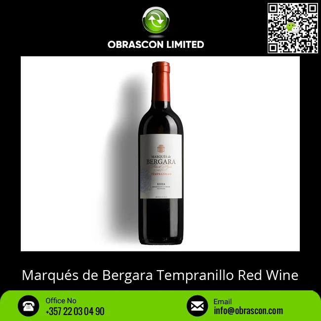 13% Alcohol Red Wine Marques De Bergara Tempranillo