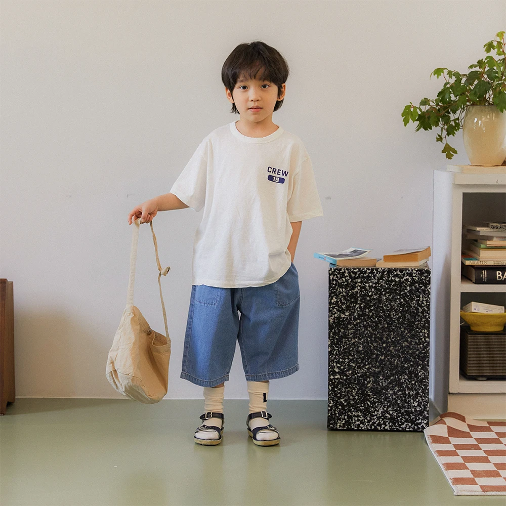 DE MARVI Kids Toddler Cotton cross shoulder bag Boys Girls Summer Four season Wholesale Korean Manufacturer MADE IN KOREA