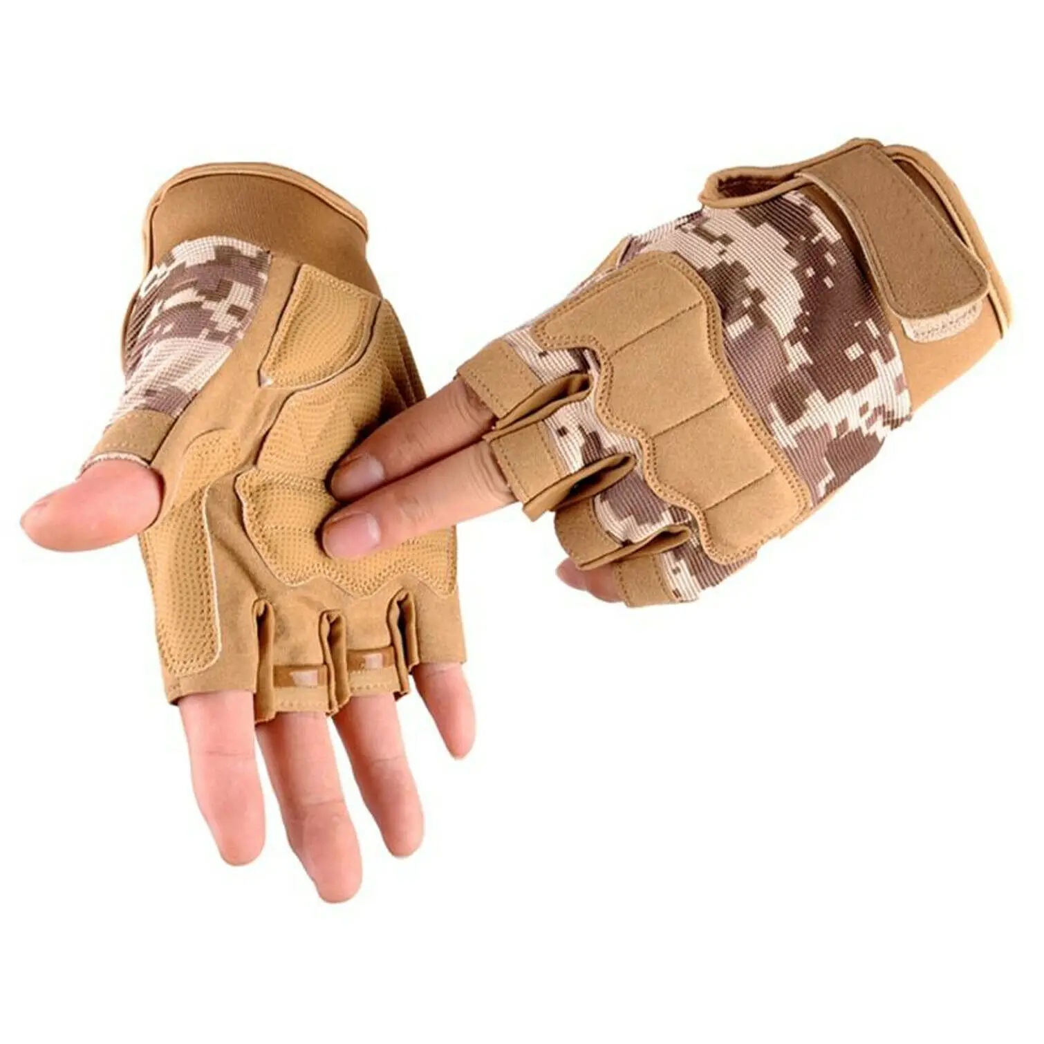 camouflage fabric top quality neoprene Gym Workout Best Weight Lifting Body Building Fitness Training Gloves