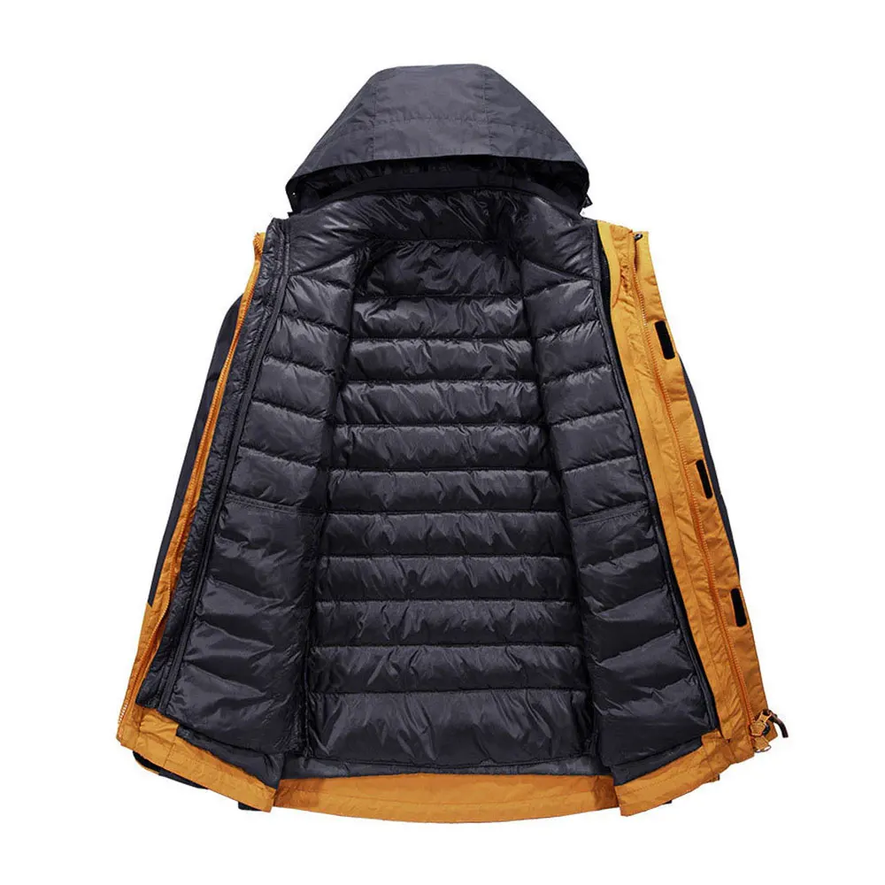 Супер Толстые мужские мягкие куртки Водонепроницаемые дождевые