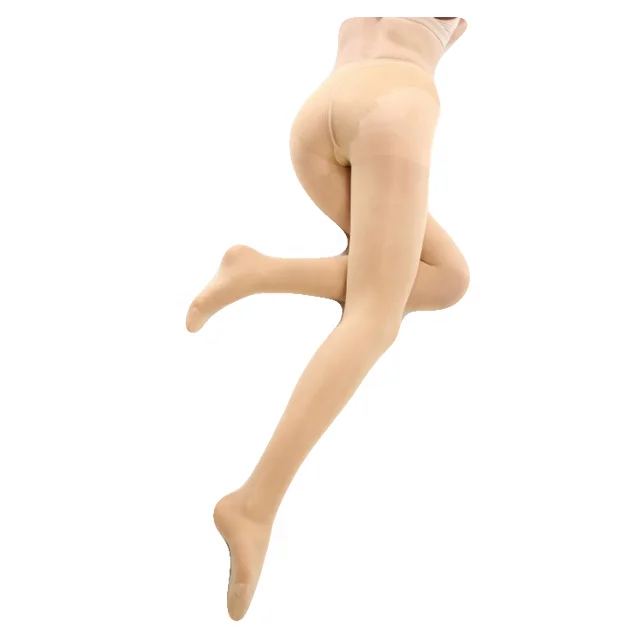 Medical nylon stocking tights compression thigh high for man