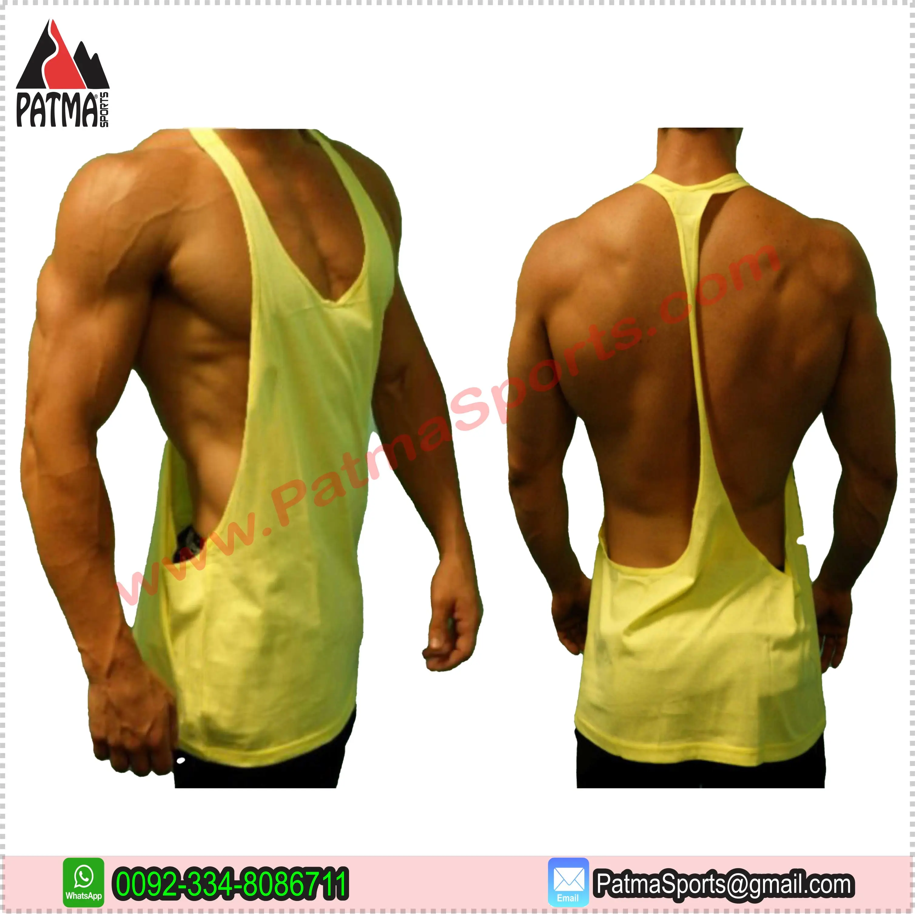 100% cotton mens muscle tank top bodybuilding gym singlet cut off tank custom design, Tags, Labels, Chenille Breathable