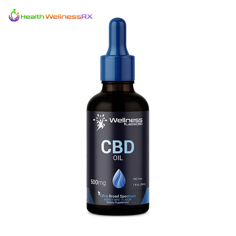 
3-pack Ultra Broad Spectrum CBD Oil Drops for Anxiety, Stress, Pain Relief, Inflammation, Immune Support, Sleep - 500mg 