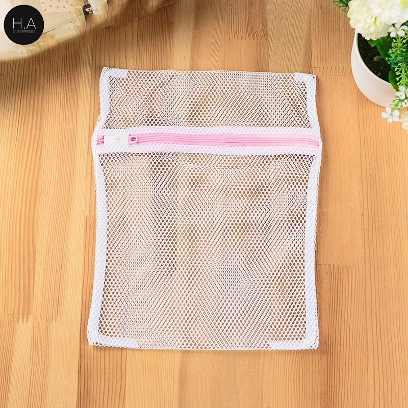 Белые сетчатые мешки для стирки стиральных машин современные из