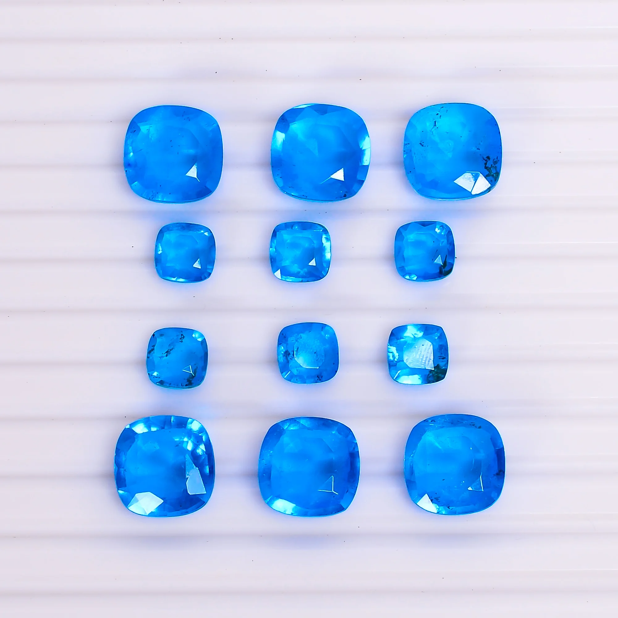 
top supplier quality Doublet blue sapphire stone Pear oval heart cushion radiant square fancy cut gemstone 