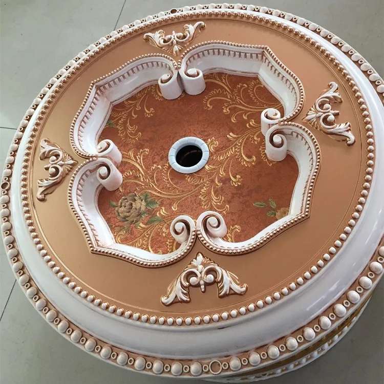 2023 Best Price PS Artistic Decoration Round Ceiling Medallion Artistic Ceiling