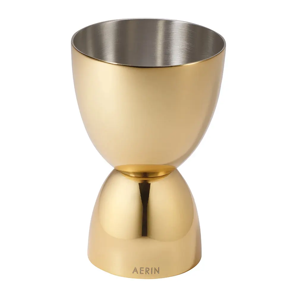 Cocktail Mixing Bartender Bar Premium Barware Tools Shaker in Gold finishing stainless steel at wholesale