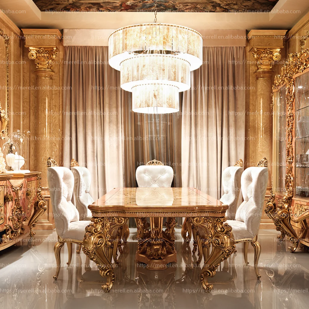 High end Customized wooden furniture Italian design antique Luxury Glass cabinet