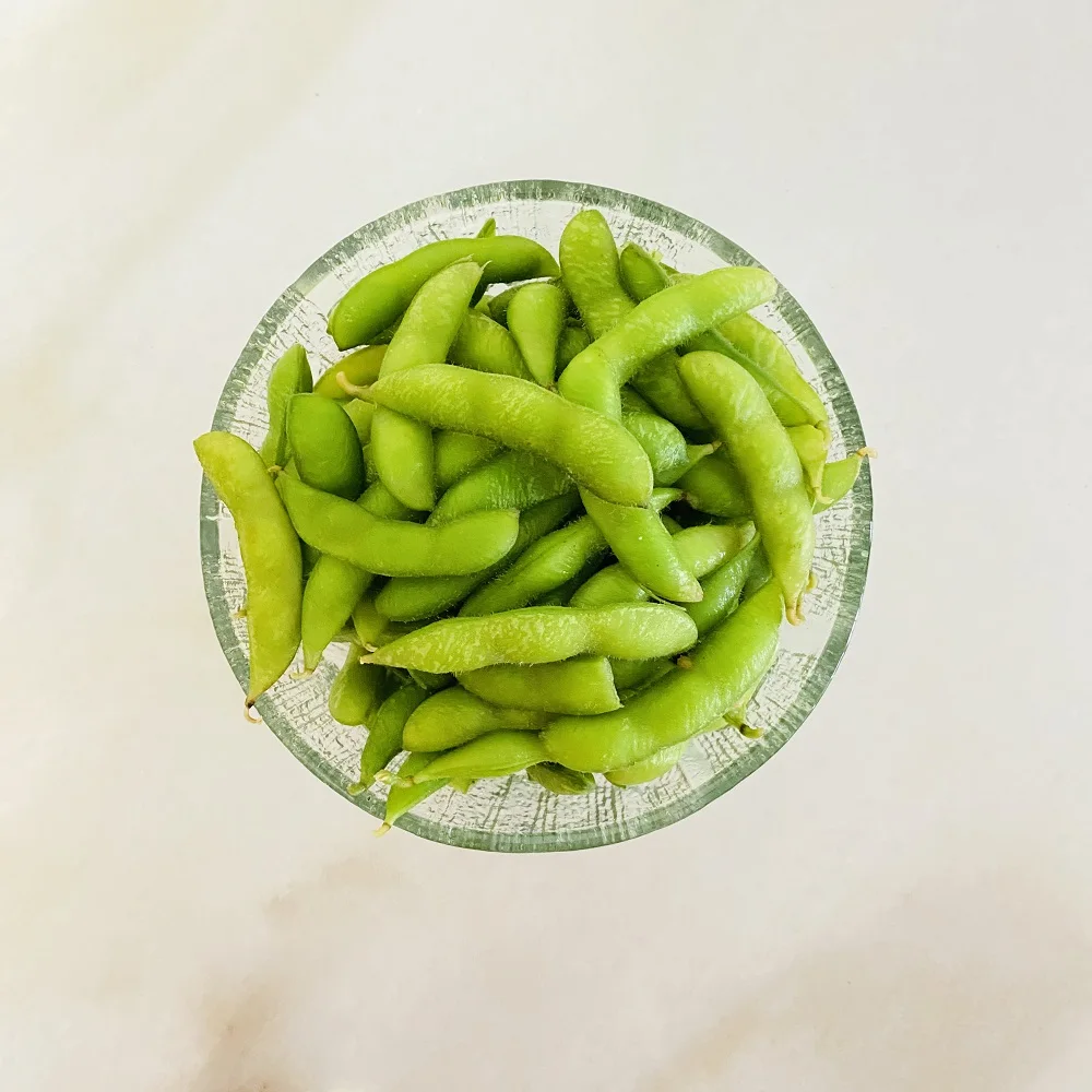 Свежие ингредиенты естественного цвета с высоким содержанием белка без глютена зеленая замороженная соевая брэнда Edamame (обычная)