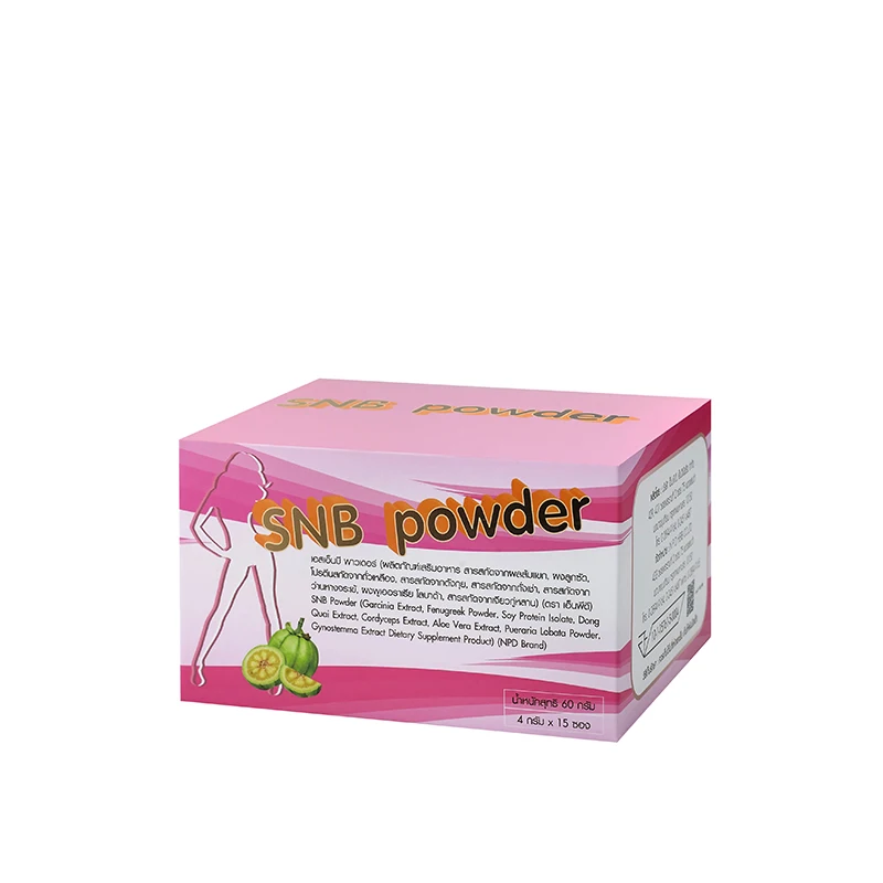 Здоровая и диетическая добавка SNB порошок тоник для тела добавки потери веса из натурального экстракта травяные 15 пакетиков