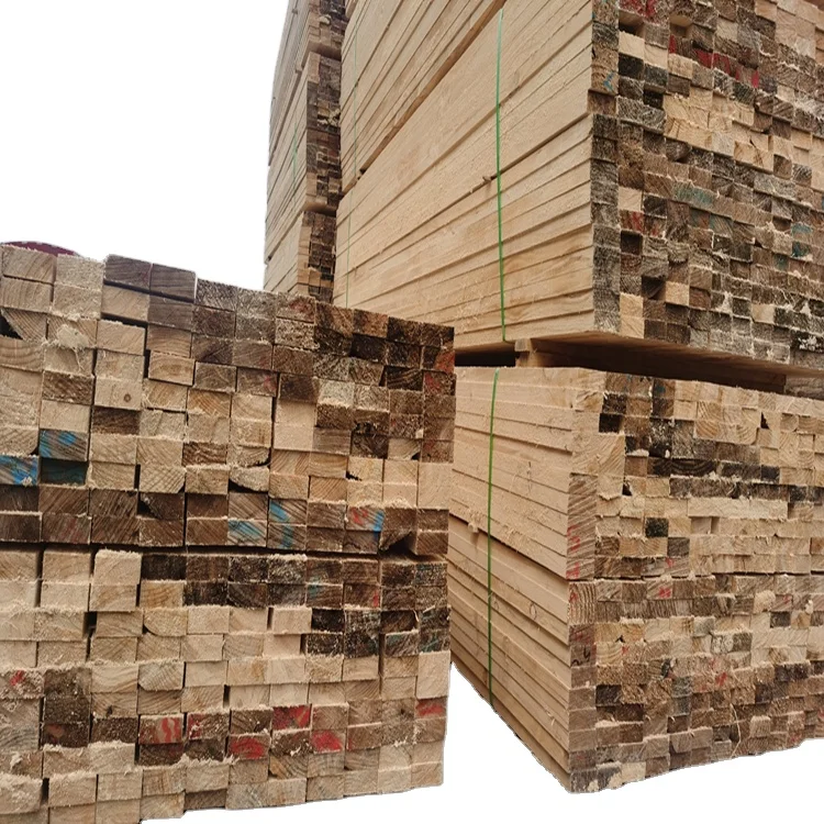 Spruce/Pine sawn Wood Logs in Stock