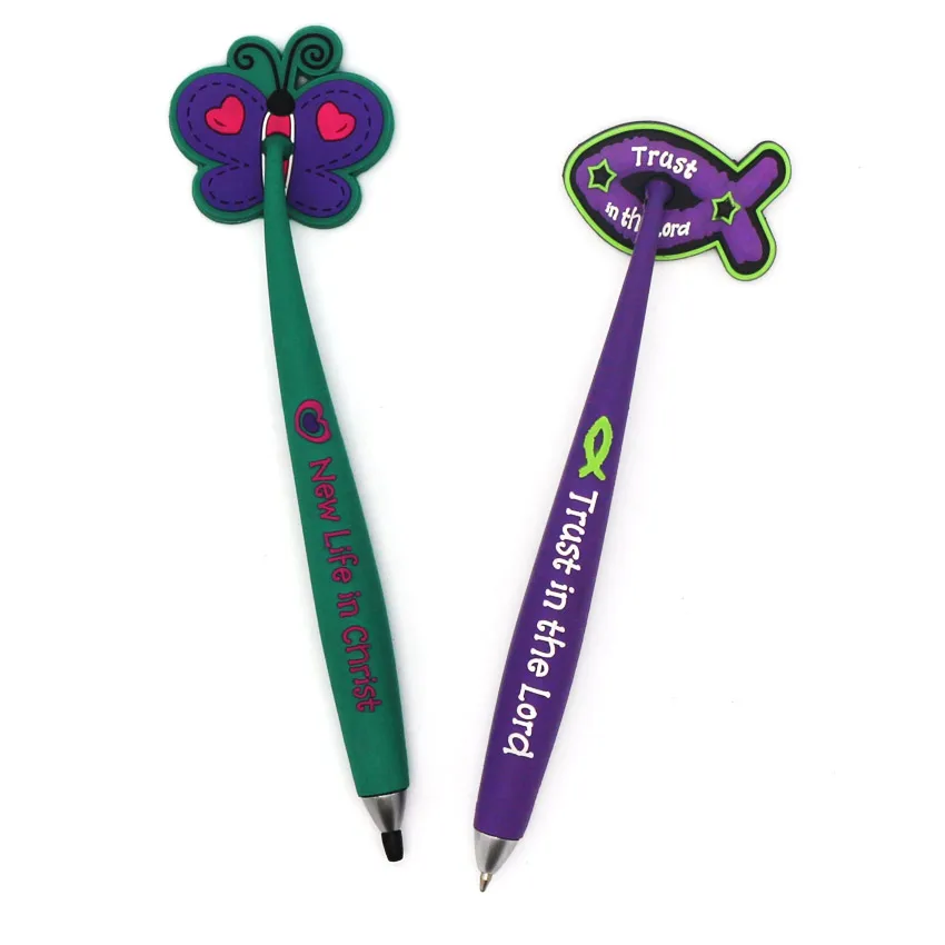 Туристический сувенир подарки на заказ новинка Детская Милая резиновая Магнитная шариковая ручка Вибрирующая магнитная холодильник