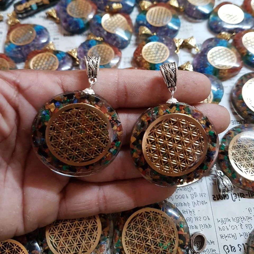 Best Quality  Agate Gemstone Chips Orgone Pendant Necklace for EMF Protection Wholesale Pendants  Buy From AAMEENA AGATE