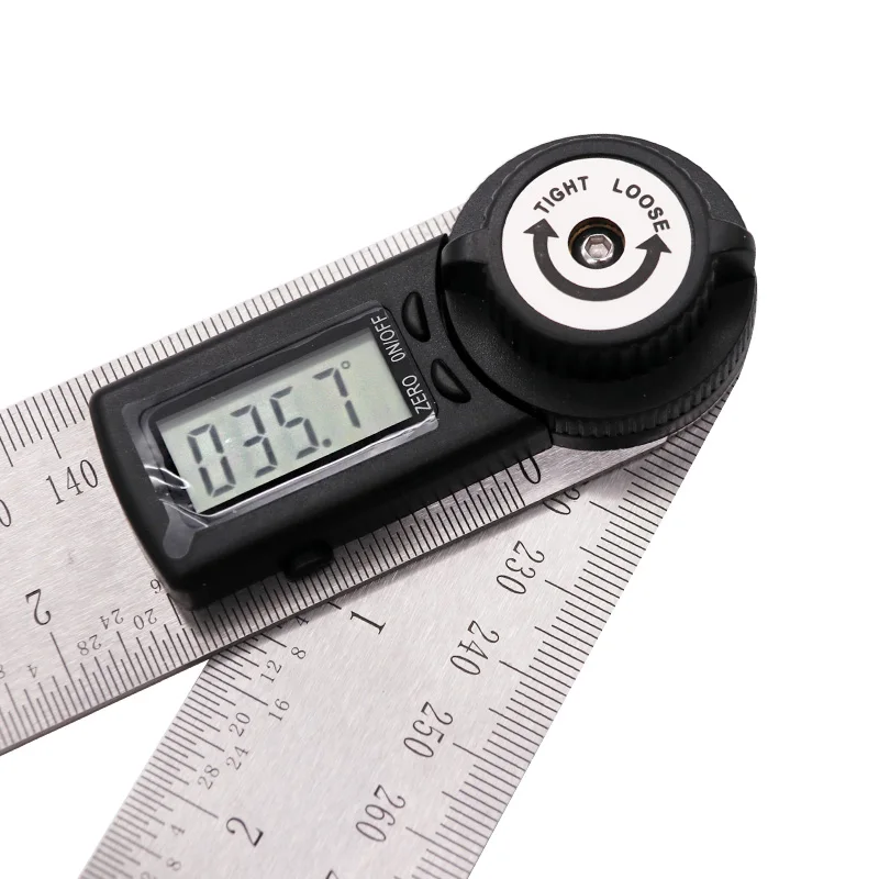 2 in 1 Digital Angle Ruler 360 Degree 200 mm Electronic Meter