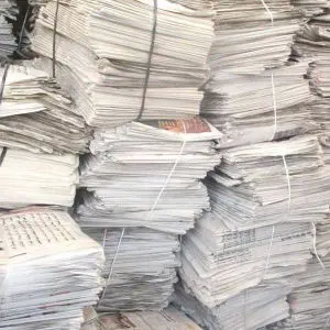  Bulk newspaper scrap