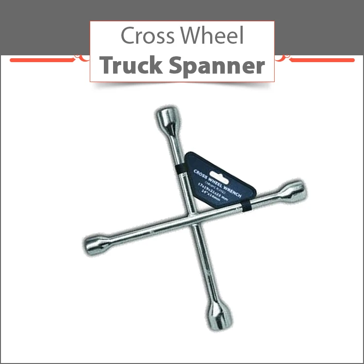 Custom Sized Standard Quality Cross Wheel Truck Spanner Automotive Tools Leading Manufacturer Exporter 1 Years