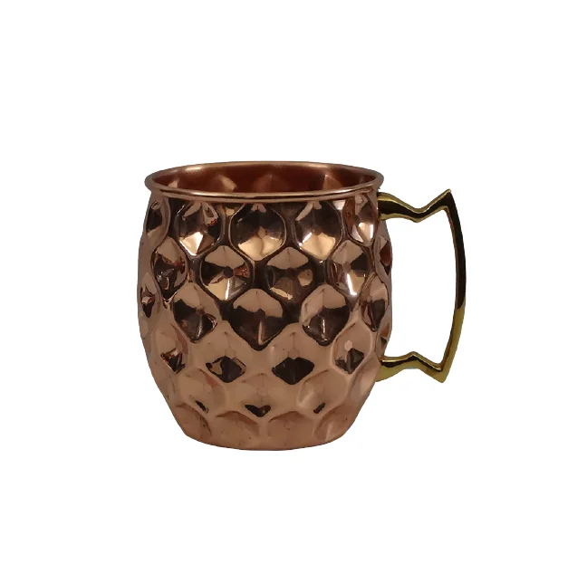 Premium Quality Copper Moscow Mule Mug Solid Copper Beer Mug Handcrafted Pure Copper Vodka and Beer Mug