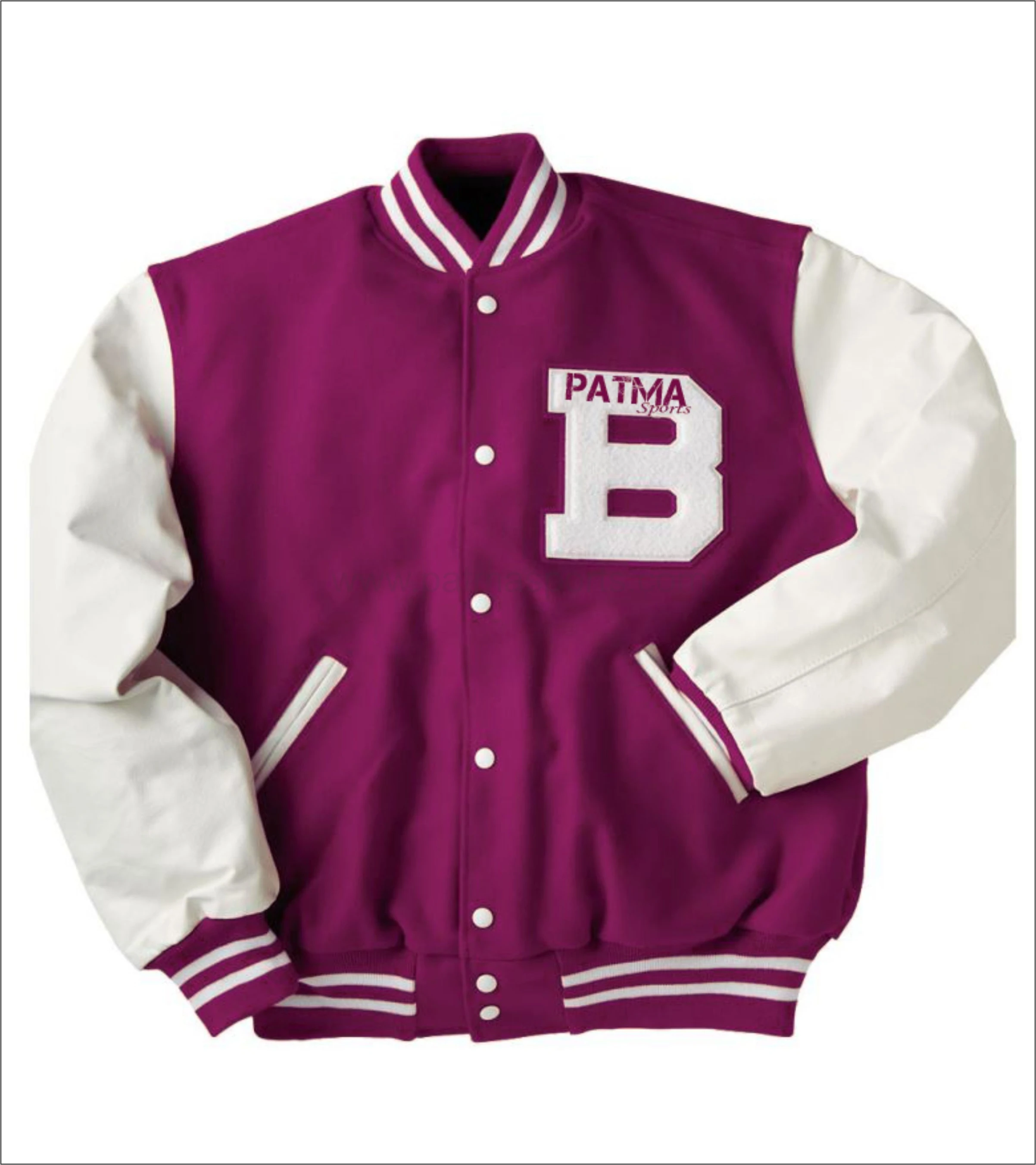 Custom Made low Price Cheap Custom Satin Silk Jacket With Leather Sleeves