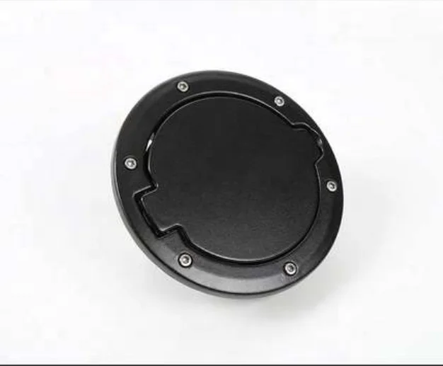 Car Exterior Accessories black gas tank cover fuel tank carbon fiber Gas Oil Tank Cover for JT JL