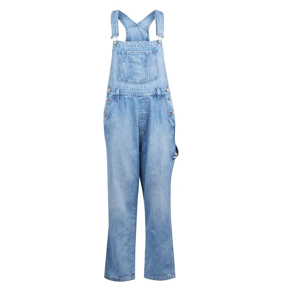 
Свободный Регулируемый женский комбинезон, модная рабочая одежда для девочек, комбинезон на бретелях 
