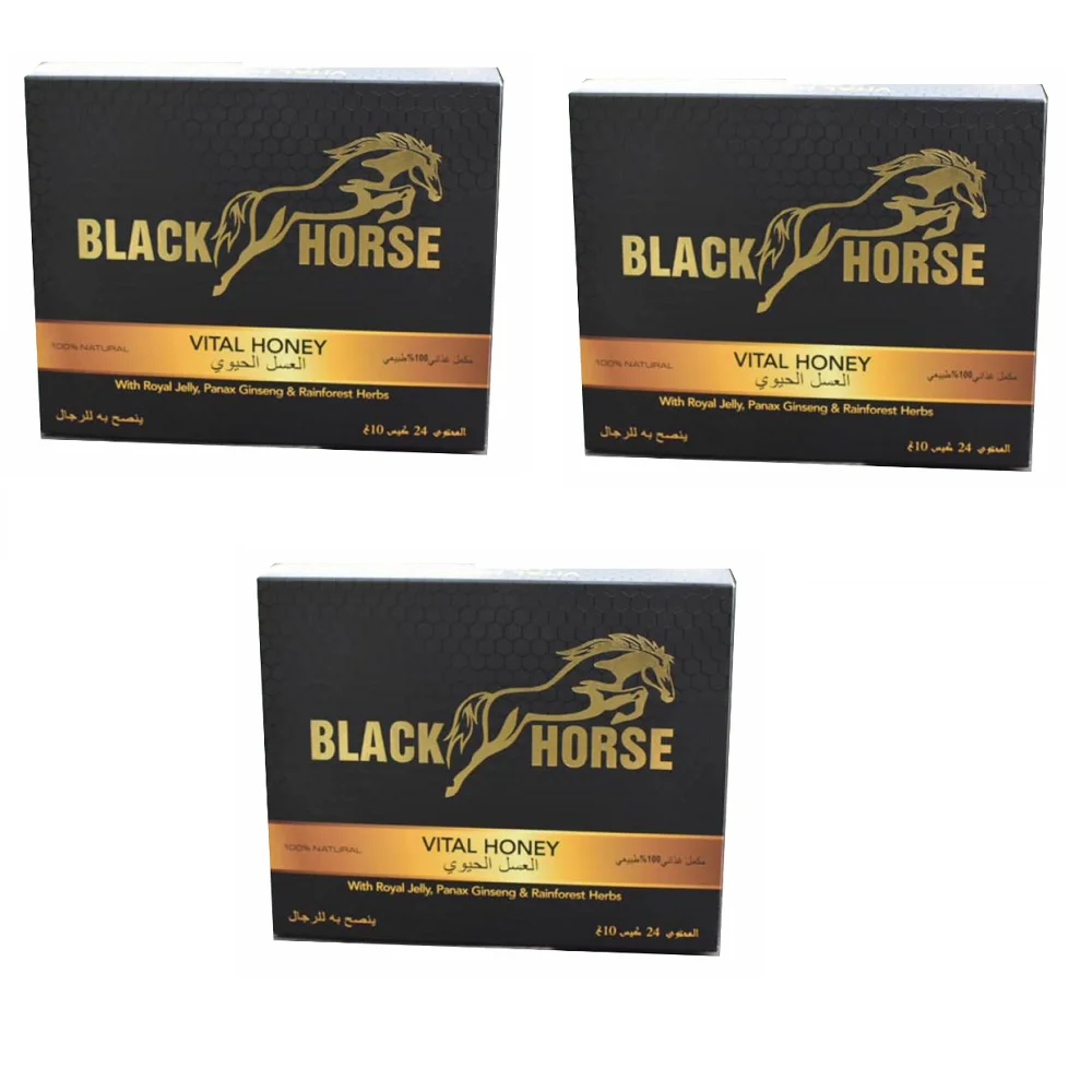 Brix 15 % Improve Blood Circulation Pure Honey 10g Per Sachet Black Horse Honey With Shelf Life 24 Months