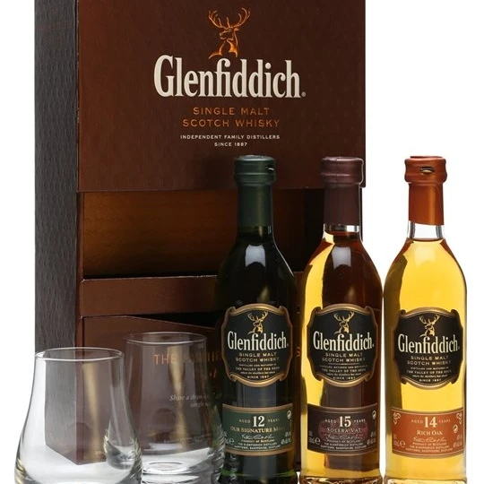 Cheap Exporter Glenfiddich Scotch Whisky 12, 15, 18 years old