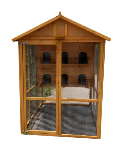 Factory High quality wholesale hot sale flat pack wooden handmade big bird cage
