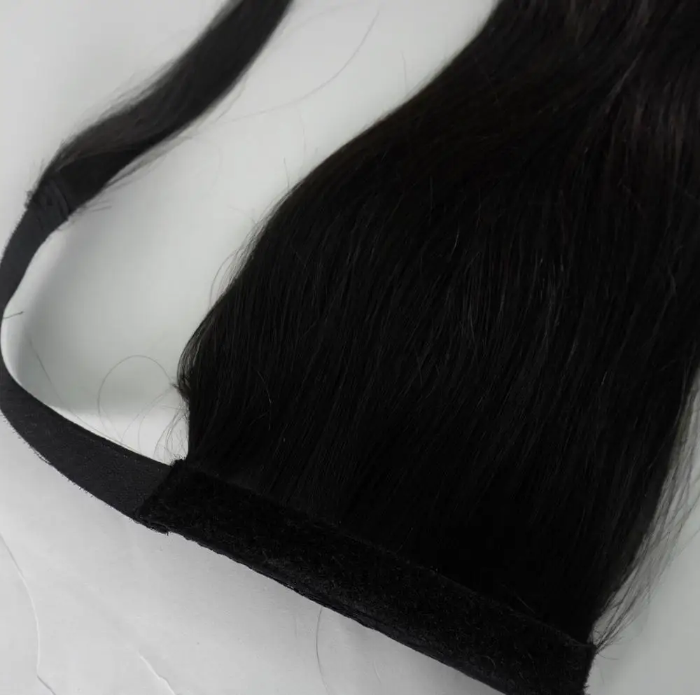 Pony tail high quality straight  hair of Viet Nam hair
