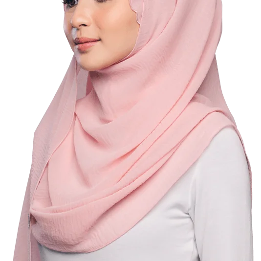 Newest custom made Malaysia women solid toned  baby seam stitching chiffon scarf stay drape  chiffon linen hijab shawls tudung