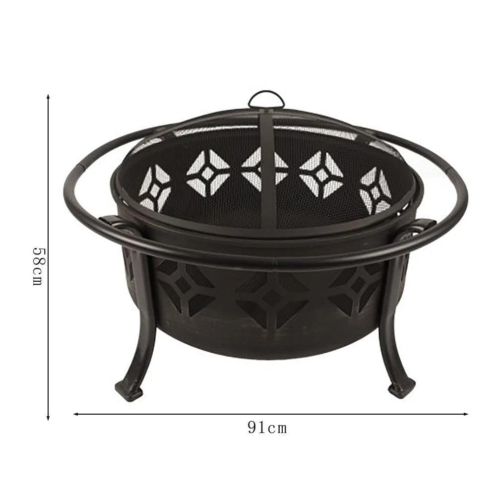 Большие койлы, деревянные койлы для сада, кемпинга, приготовления пищи, барбекю, уличные стальные койлы