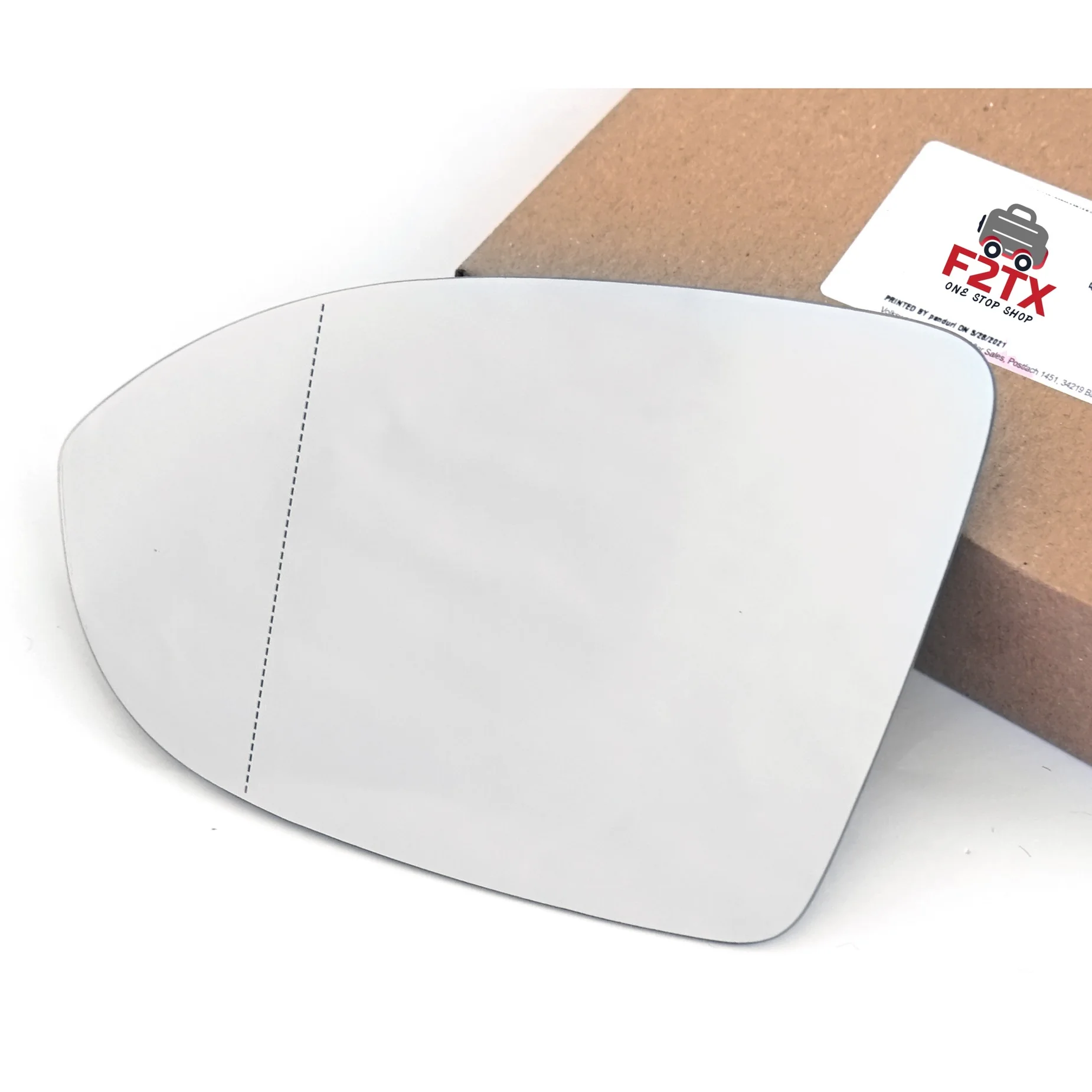 5H0857537GRU/5H0857537 for GOLF 8/VIII/MK8 Left Chrome Glass Aspherical GLASS MIRROR CAR MIRRORS