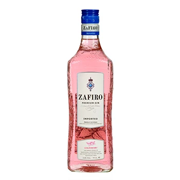 Fresh Fruity Strawberry Aroma Selected  37.5% Alcohol Vol Medium Intensity Premium Strawberry Gin used for cocktails mixer
