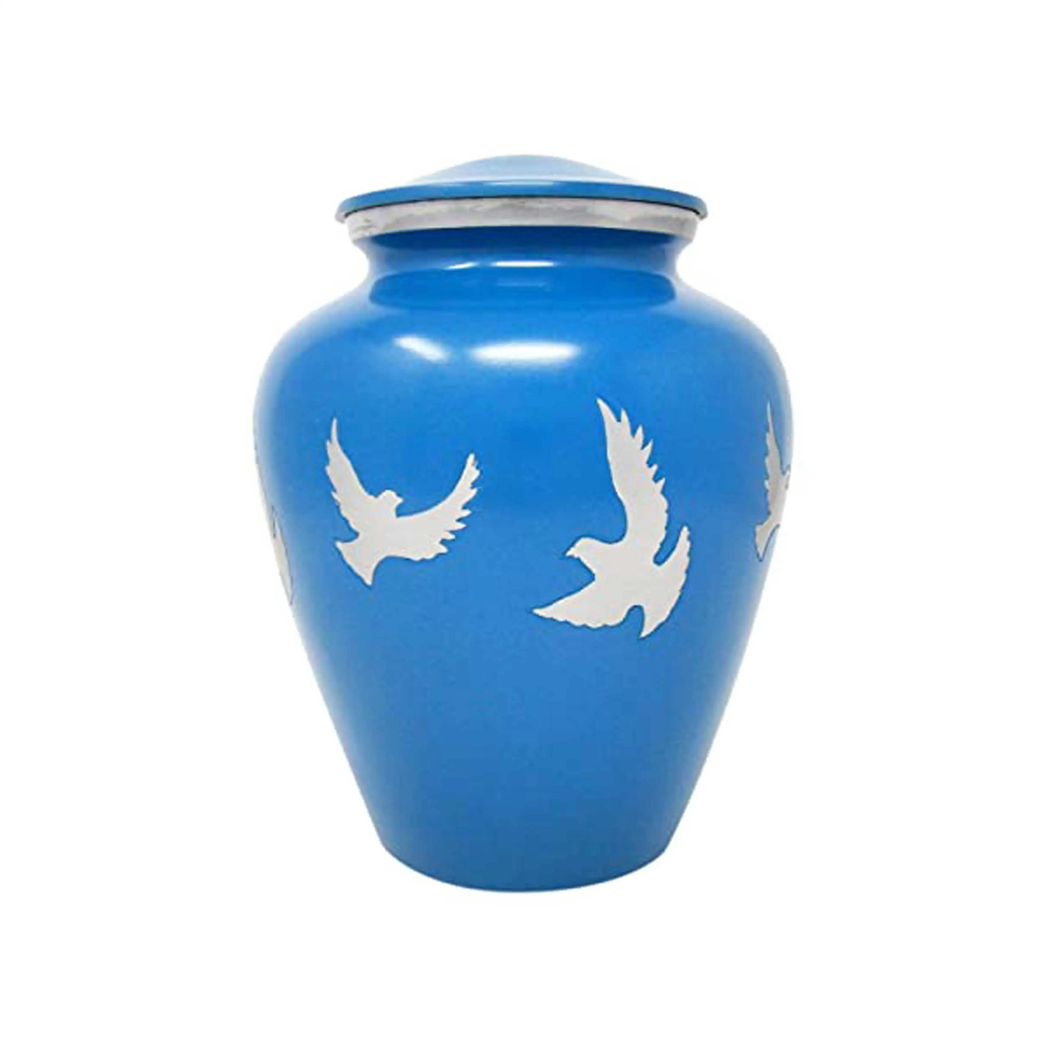 Modern Style Urn Best Grade Mother of Pearl Aluminum Urn at Wholesale Price  Metal Memorial Cat Dog Pet Urns For Ashes best
