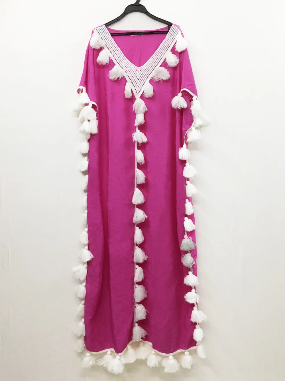 Dubai Large Size Gown Amazon V-neck Muslim Fashion Evening Dress Summer Wear Kuwait Butterfly Style Slim Abaya Dress