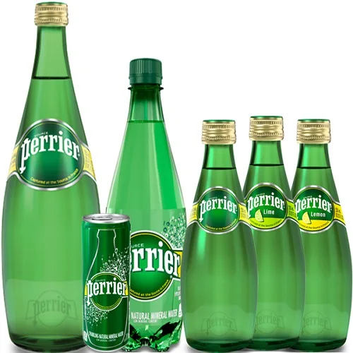 
Perrier Sparkling Natural Mineral Water 330ml X 24 Bottles for sales 