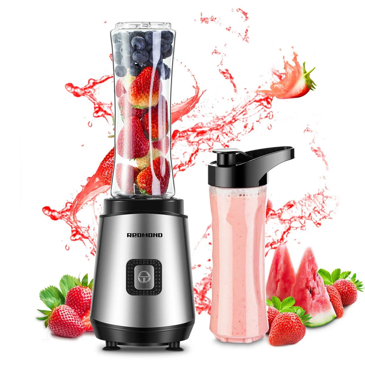 OEM  Logo Personal Blender with 600ml Tritan Cup Portable Blender SS Blades Fruit Juicer Smoothies Blender