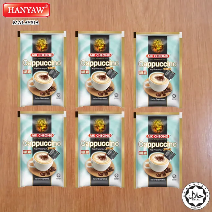 [Malaysia] Fast Shipping + Halal Certified Aik Cheong Cafe Art Capuccino 3 in 1 (20 Bags x 25g x 12 Sachets /Ctn)