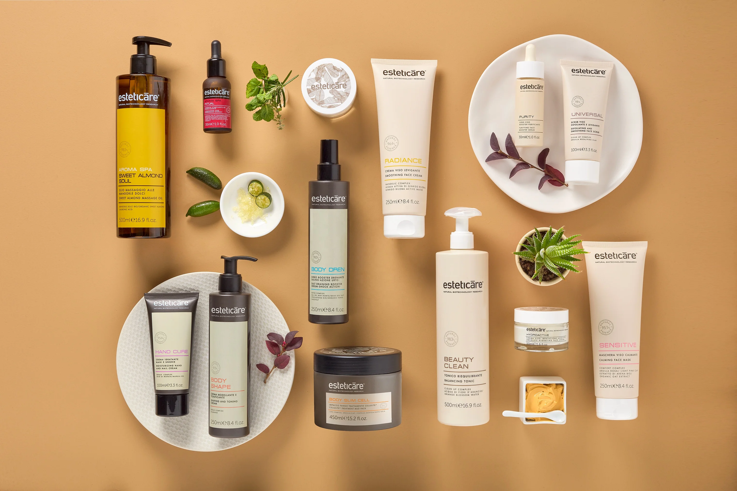 Shaping and toning cream 250ml body care guarana fragrance amber floral fat burning anti-cellulite Esteticare