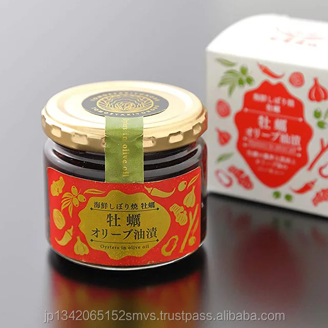 
High quality oyster oem spicy dried oysters chips olive oil Made in Japan 