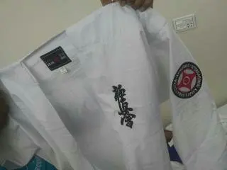 
Kyokushin Uniforms Wholesale custom Made Martial arts white 10oz Kyokushin karate uniform 