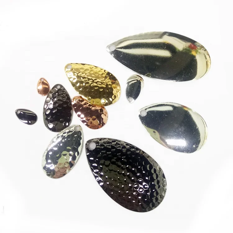 Smooth Finish Indiana Blades for DIY fishing spinner bait lure accessories spinner blade