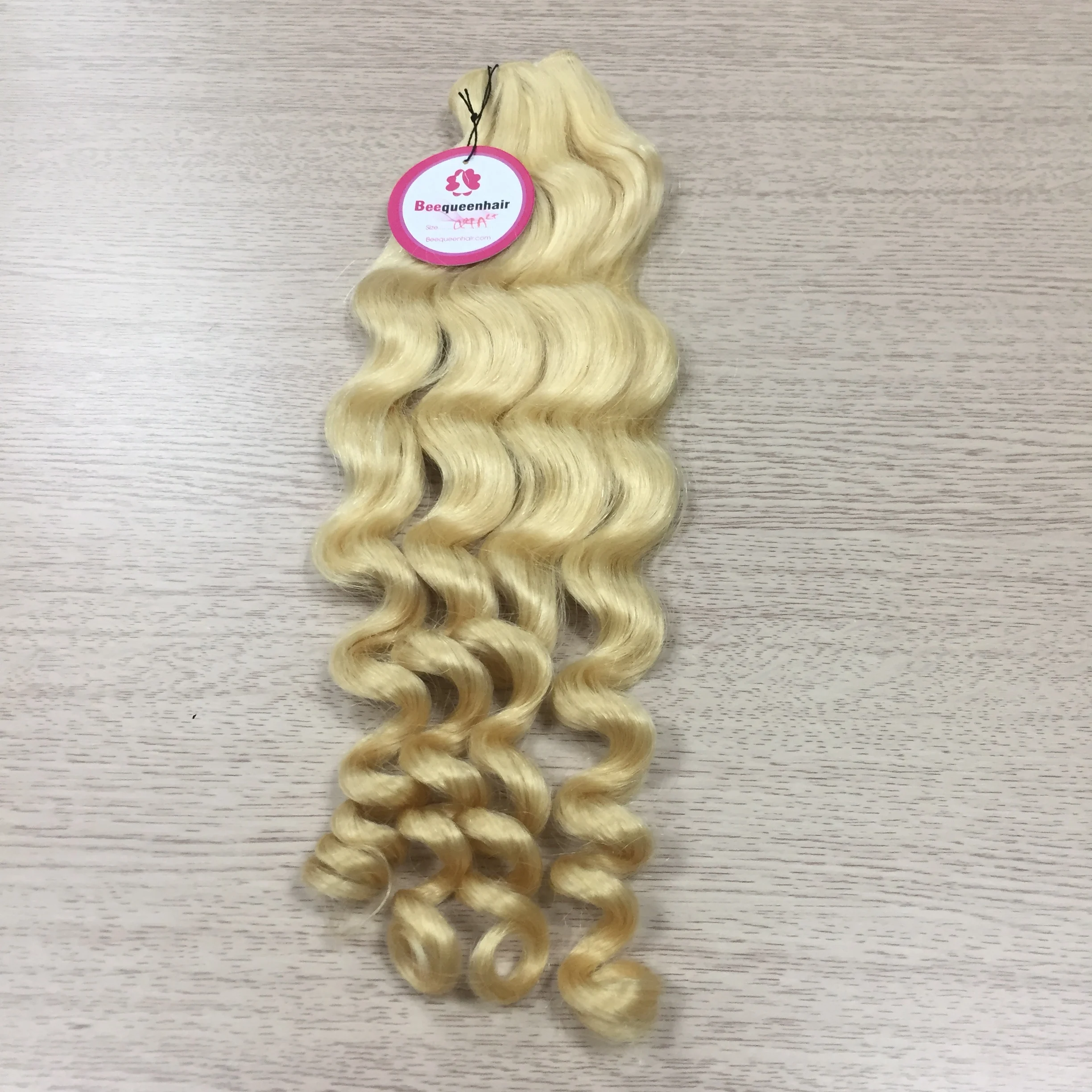 
Wholesale Body Wavy Blonde Brazilian Human Hair Weave 