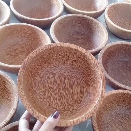 Eco-friendly product made from coconut wood/ Coconut wooden bowl from Vietnam