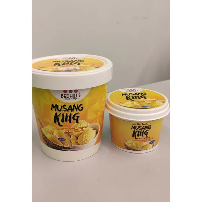 Хорошее качество, дуриан мороженое Musang King в бутылке, кремы Bedhills, 100% оригинальный дуриан, без добавления искусственного цвета
