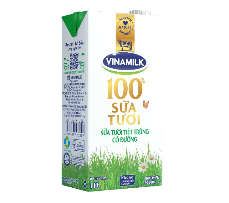 Свежее молоко-молочный молок-высокое качество-обычная упаковочная коробка 1 литр x 12 коробок в коробке GMP Halal Natural