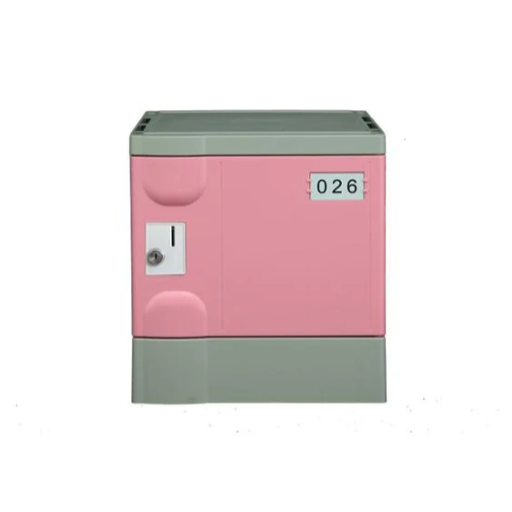 Safe Stable Pink Changing Room Waterproof Locker with Coin Lock